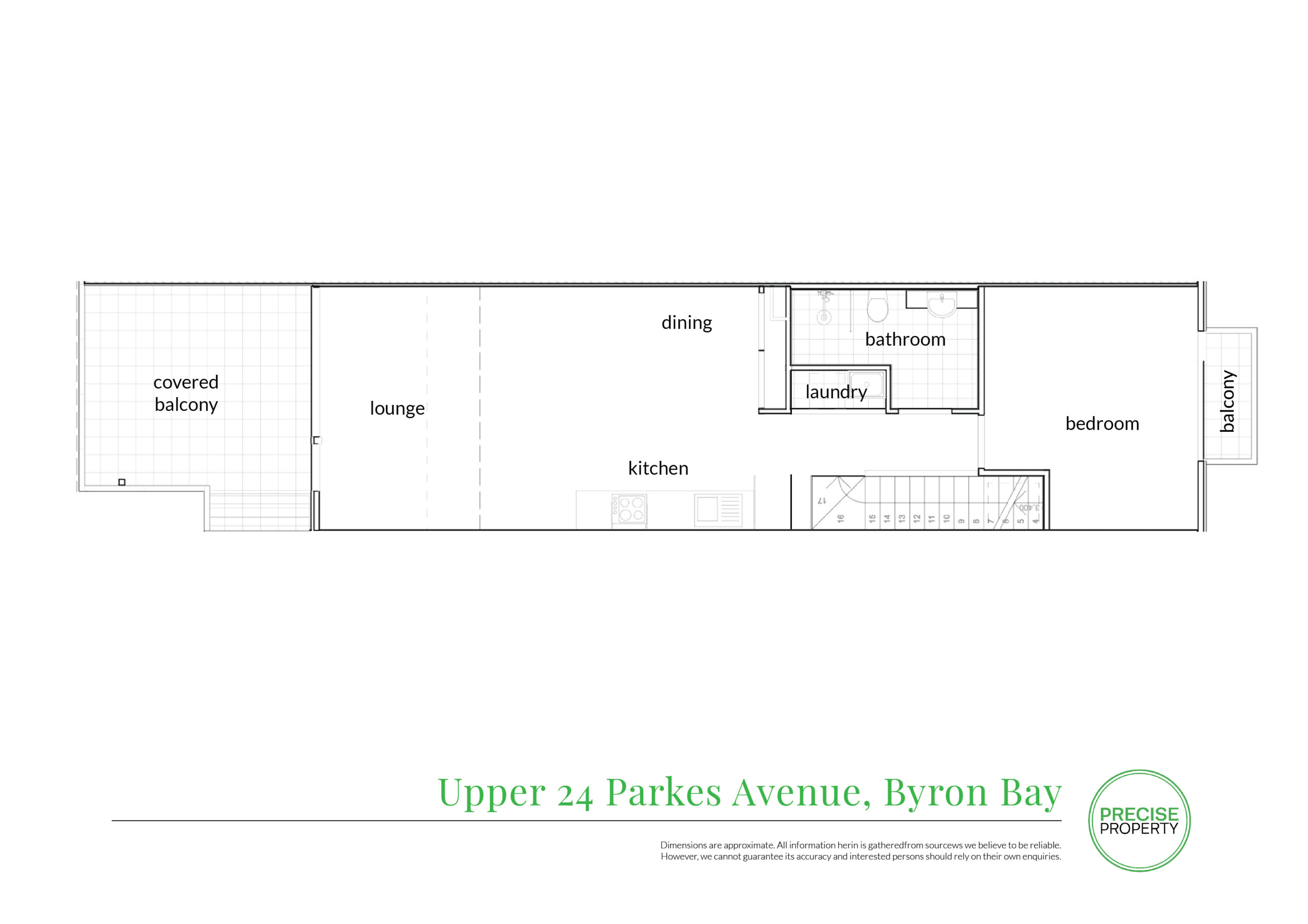 Floor Plan - Upper 24 Parkes Avenue, Byron Bay